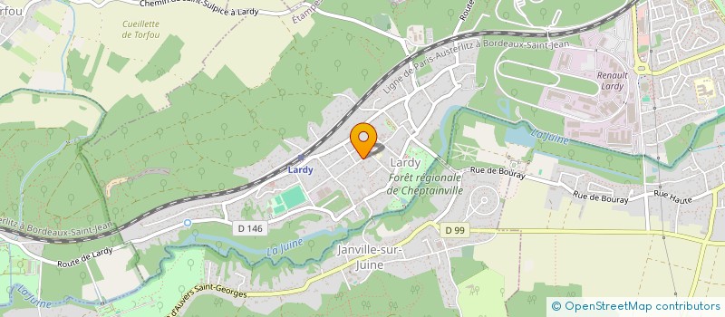 localisation de l'entreprise MONSIEUR MICKAEL TEAUDORS à LARDY