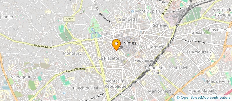 localisation de l'entreprise MONSIEUR MICKAEL TECHER  NIMES