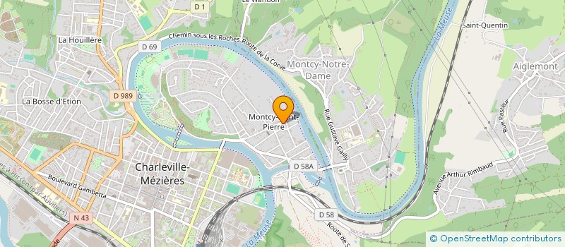localisation de l'entreprise MONSIEUR MICKAEL TEIXEIRA à CHARLEVILLE-MEZIERES