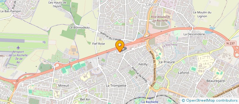 localisation de l'entreprise MONSIEUR MICKAEL TEIXEIRA  LAGORD