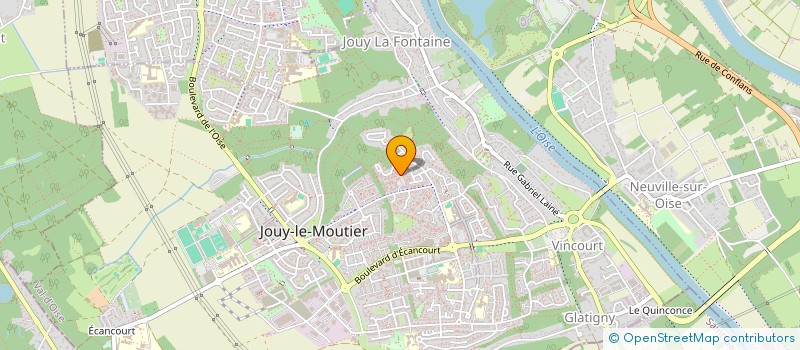 localisation de l'entreprise MONSIEUR MICKAEL TELUSSON  JOUY-LE-MOUTIER