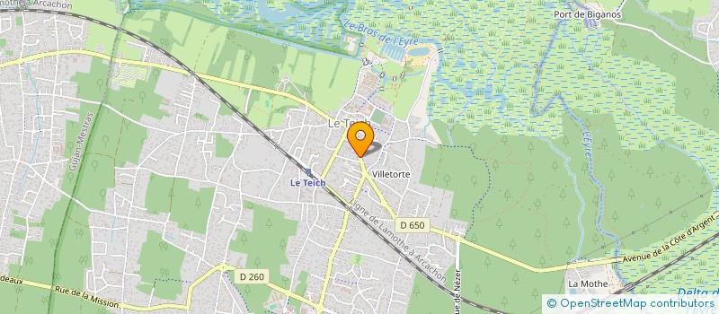 localisation de l'entreprise MONSIEUR MICKAEL TENSA  LE TEICH