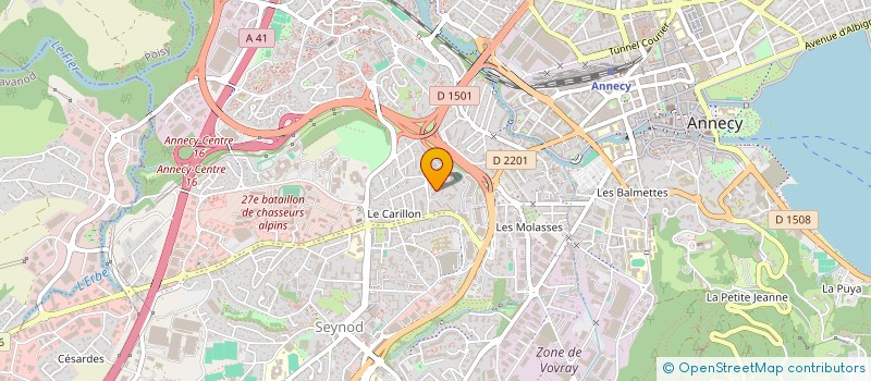 localisation de l'entreprise MONSIEUR MICKAEL TERCIER à ANNECY