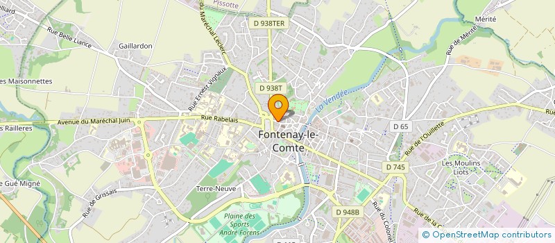 localisation de l'entreprise MONSIEUR MICKAEL TESSIER  FONTENAY-LE-COMTE