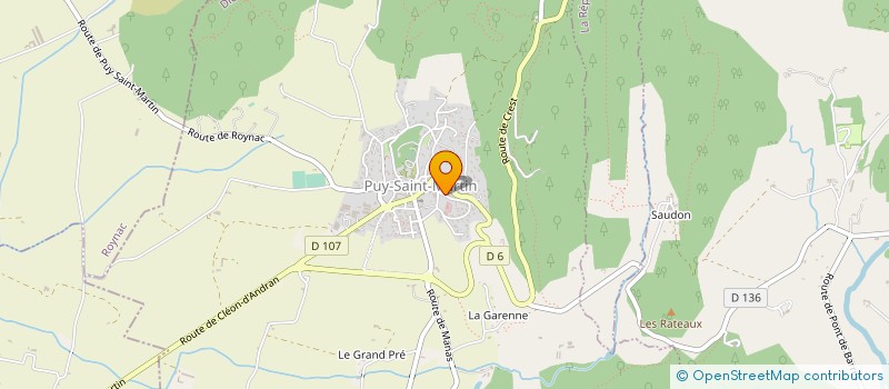 localisation de l'entreprise MONSIEUR MICKAEL TEXIER  PUY-SAINT-MARTIN