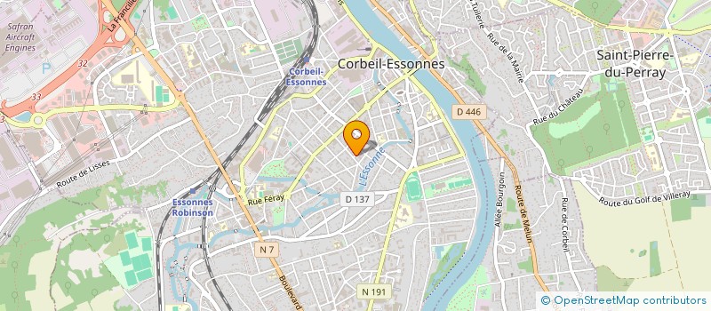 localisation de l'entreprise MONSIEUR MICKAEL THEVENOT à CORBEIL-ESSONNES