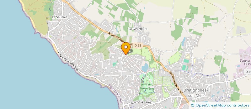 localisation de l'entreprise MONSIEUR MICKAEL THIERRY BRU GOUASDON  BRETIGNOLLES-SUR-MER