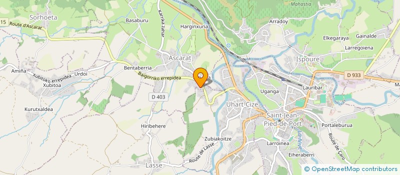 localisation de l'entreprise MONSIEUR MICKAEL THIRY  ISPOURE