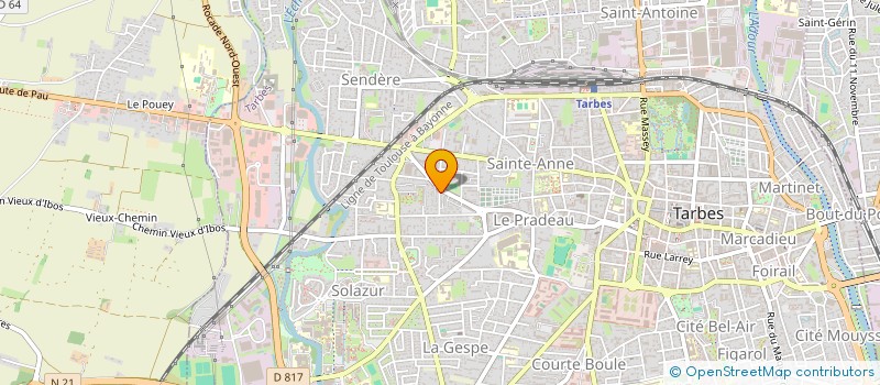 localisation de l'entreprise MONSIEUR MICKAEL THIRY  TARBES