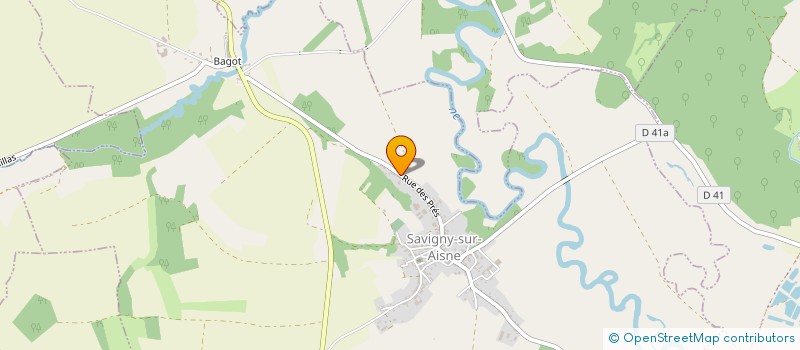 localisation de l'entreprise MONSIEUR MICKAEL THIRY  SAVIGNY-SUR-AISNE