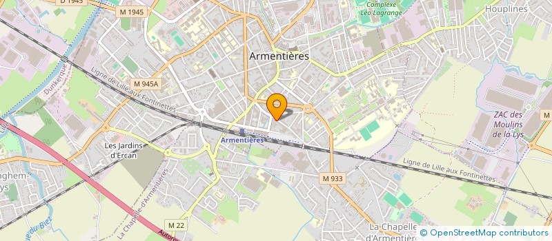 localisation de l'entreprise MONSIEUR MICKAEL THOELEN  ARMENTIERES