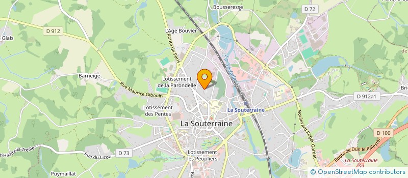 localisation de l'entreprise MONSIEUR MICKAEL THOMAS à LA SOUTERRAINE