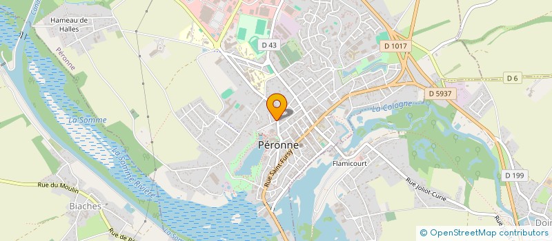 localisation de l'entreprise MONSIEUR MICKAEL THOMAS  PERONNE