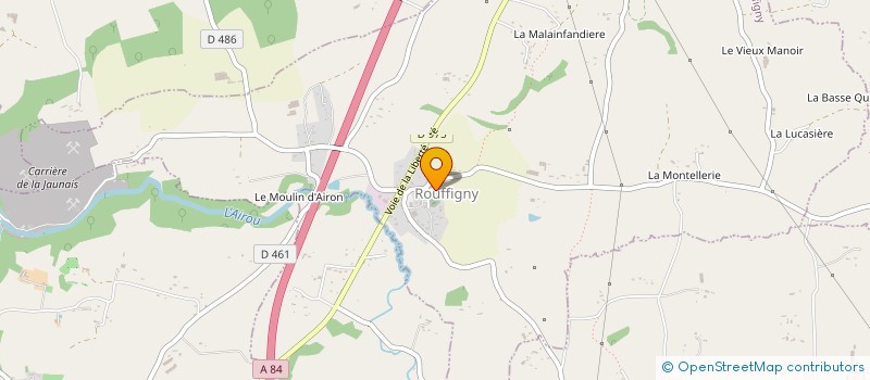 localisation de l'entreprise MONSIEUR MICKAEL THOMAS  VILLEDIEU-LES-POELES-ROUFFIGNY