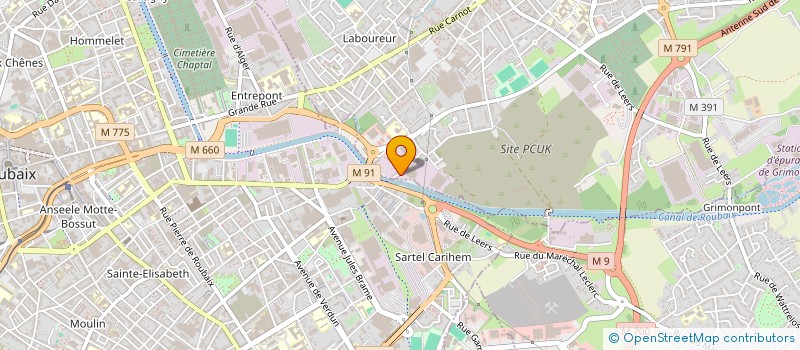 localisation de l'entreprise MONSIEUR MICKAEL THONGSOUM  WATTRELOS