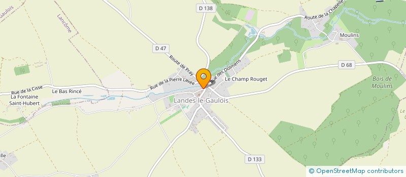 localisation de l'entreprise MONSIEUR MICKAEL THOREAU  LANDES-LE-GAULOIS