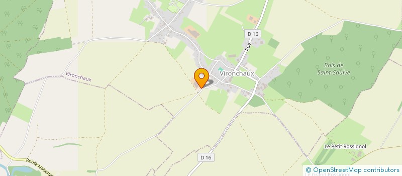 localisation de l'entreprise MONSIEUR MICKAEL THOREL  VIRONCHAUX