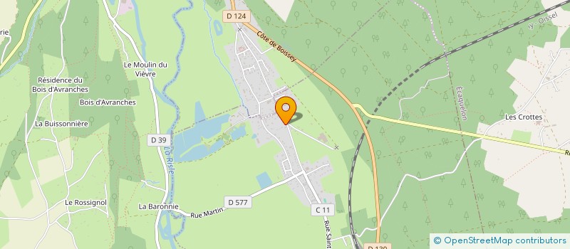 localisation de l'entreprise MONSIEUR MICKAEL THOUVENIN  GLOS-SUR-RISLE