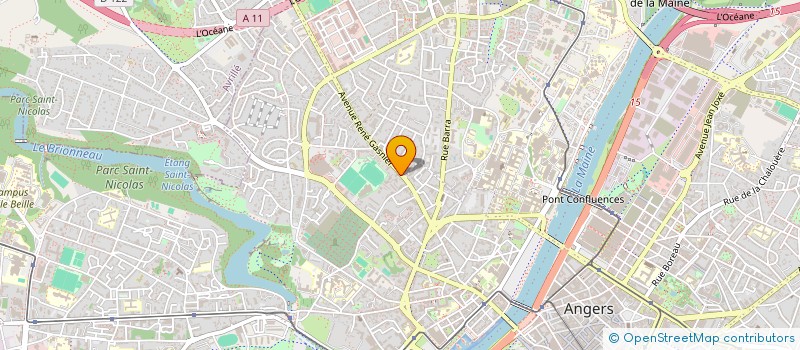 localisation de l'entreprise MONSIEUR MICKAEL THUILIER à ANGERS