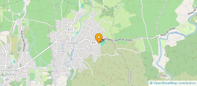 localisation de l'entreprise MONSIEUR MICKAEL TODINI  SOREDE