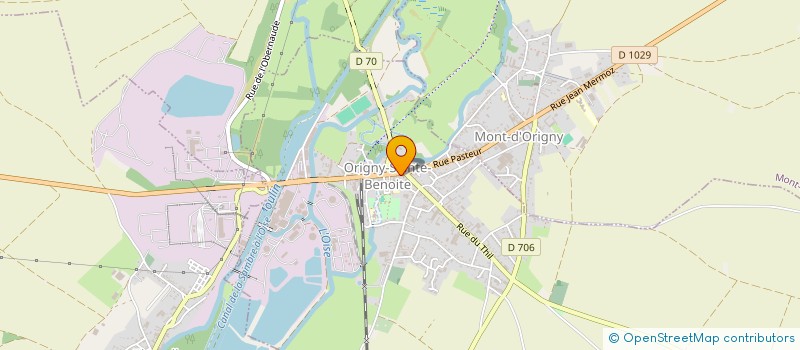 localisation de l'entreprise MONSIEUR MICKAEL TONNOIR  ORIGNY-SAINTE-BENOITE