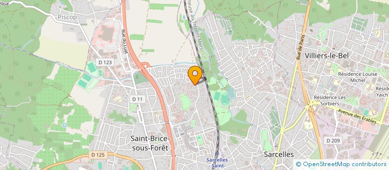 localisation de l'entreprise MONSIEUR MICKAEL TORDJANN  SAINT-BRICE-SOUS-FORET