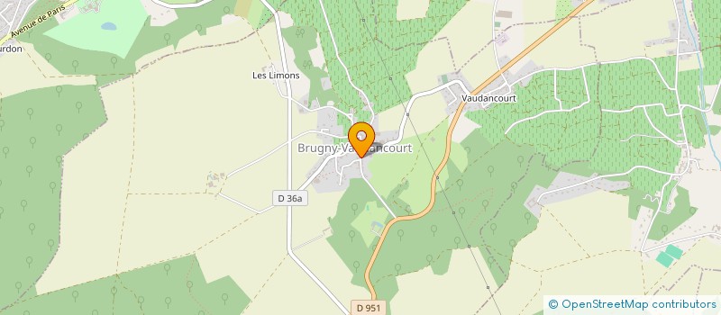 localisation de l'entreprise MONSIEUR MICKAEL TOURAILLES  BRUGNY-VAUDANCOURT