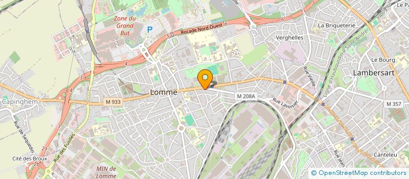 localisation de l'entreprise MONSIEUR MICKAEL TOURBIER à LILLE