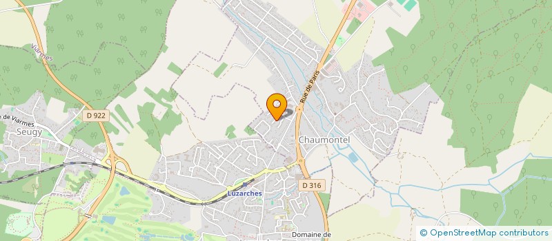 localisation de l'entreprise MONSIEUR MICKAEL TRAN  CHAUMONTEL