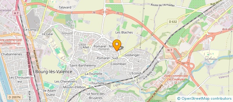 localisation de l'entreprise MONSIEUR MICKAEL TRAN  BOURG-LES-VALENCE