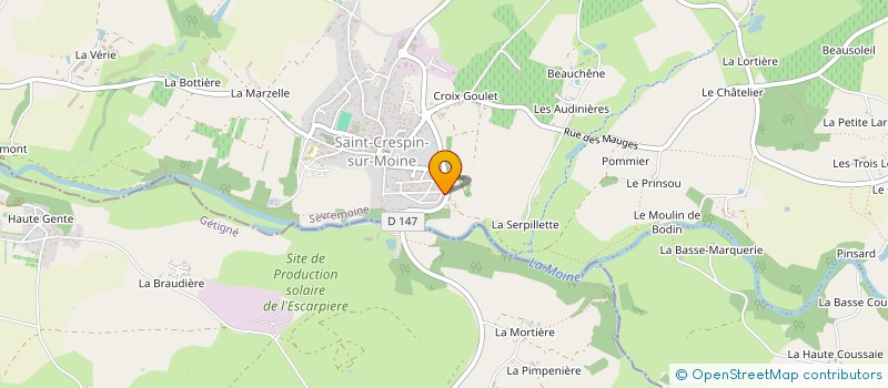 localisation de l'entreprise MONSIEUR MICKAEL TREHOUT à SEVREMOINE