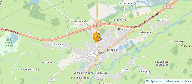 localisation de l'entreprise MONSIEUR MICKAEL TREMBLAIN à GOUZON