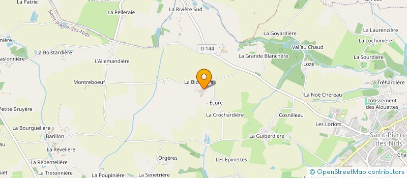 localisation de l'entreprise MONSIEUR MICKAEL TRETON à SAINT-PIERRE-DES-NIDS