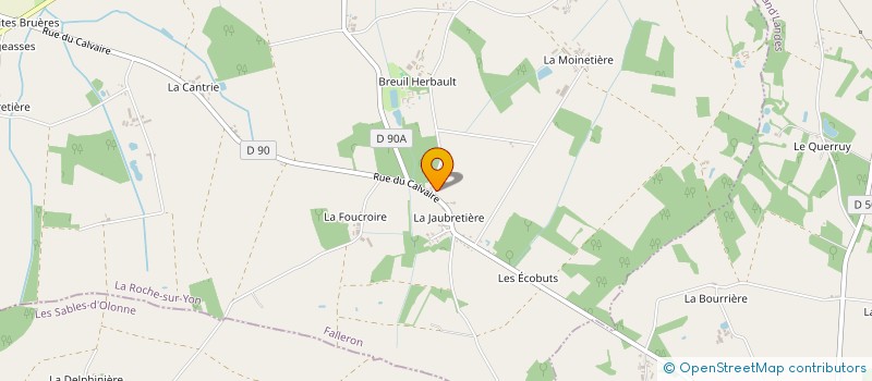 localisation de l'entreprise MONSIEUR MICKAEL TRICOIRE à FALLERON