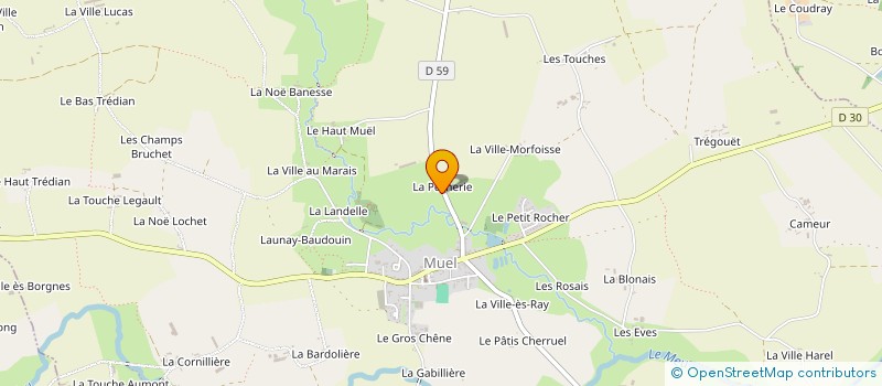 localisation de l'entreprise MONSIEUR MICKAEL TROCHU à MUEL
