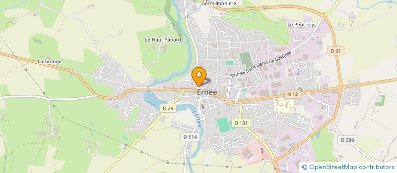 localisation de l'entreprise MONSIEUR MICKAEL TROPEE à ERNEE