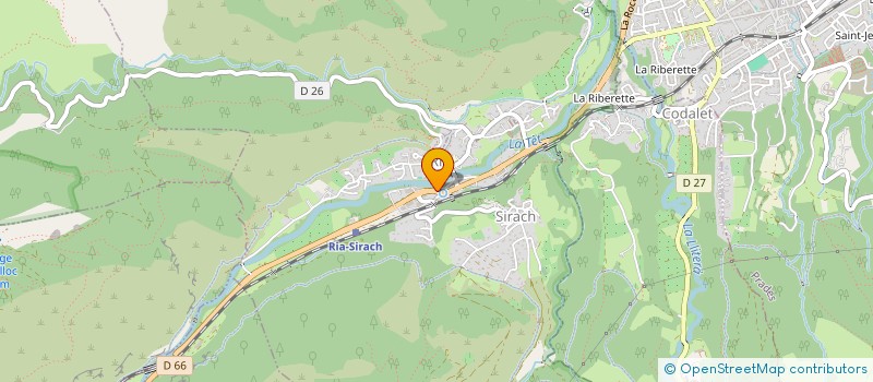 localisation de l'entreprise MONSIEUR MICKAEL TROW  RIA-SIRACH