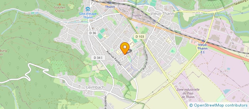 localisation de l'entreprise MONSIEUR MICKAEL TRSEK  THANN