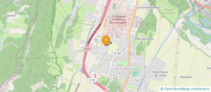 localisation de l'entreprise MONSIEUR MICKAEL TULUMELLO REAL  VARCES-ALLIERES-ET-RISSET