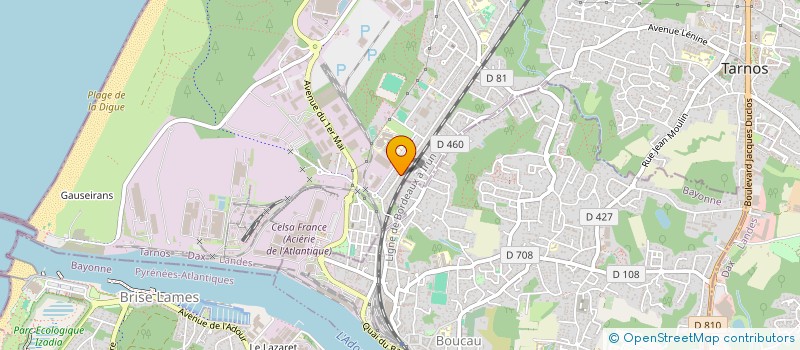 localisation de l'entreprise MONSIEUR MICKAEL URRUTIA  TARNOS