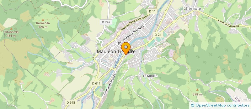 localisation de l'entreprise MONSIEUR MICKAEL URRUTY  MAULEON-LICHARRE