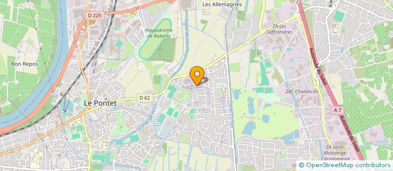 localisation de l'entreprise MONSIEUR MICKAEL VAISSE  LE PONTET