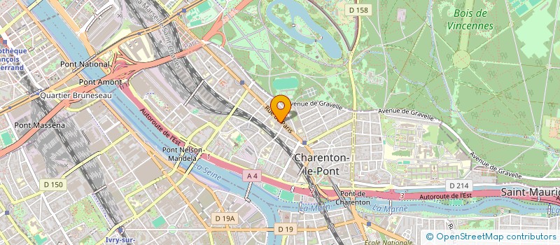 localisation de l'entreprise MONSIEUR MICKAEL VALLEE  CHARENTON-LE-PONT