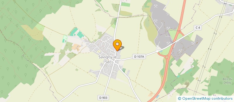 localisation de l'entreprise MONSIEUR MICKAEL VAN BRUSSEL à SAVIGNY-LE-SEC