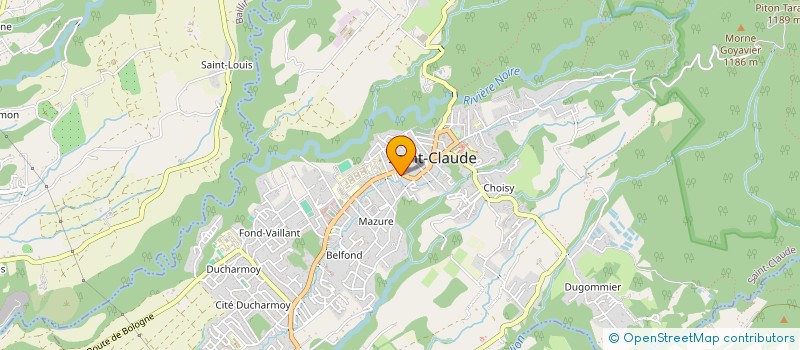 localisation de l'entreprise MONSIEUR MICKAEL VANDAL à SAINT-CLAUDE