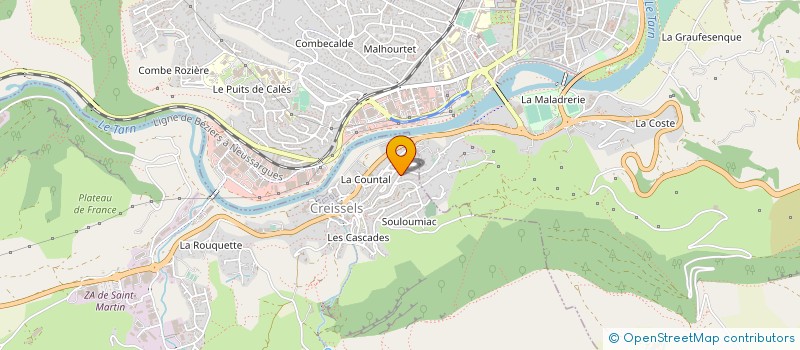 localisation de l'entreprise MONSIEUR MICKAEL VANDEL  MILLAU