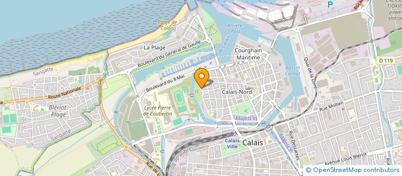 localisation de l'entreprise MONSIEUR MICKAEL VANDENKOORNHUYSE  CALAIS