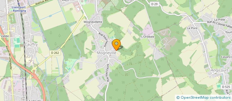 localisation de l'entreprise MONSIEUR MICKAEL VANGEEL à MOGNEVILLE