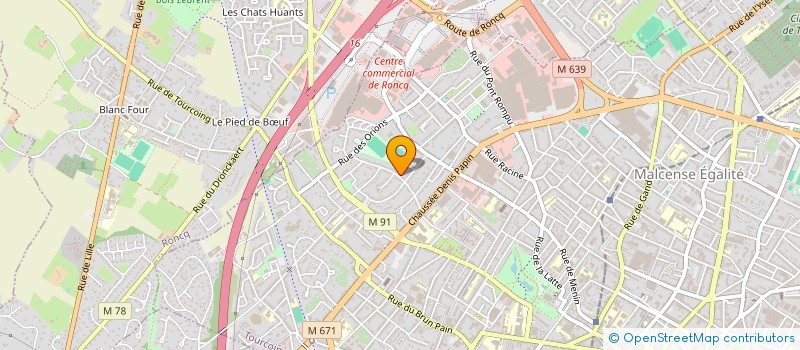 localisation de l'entreprise MONSIEUR MICKAEL VANLUGGENE  TOURCOING