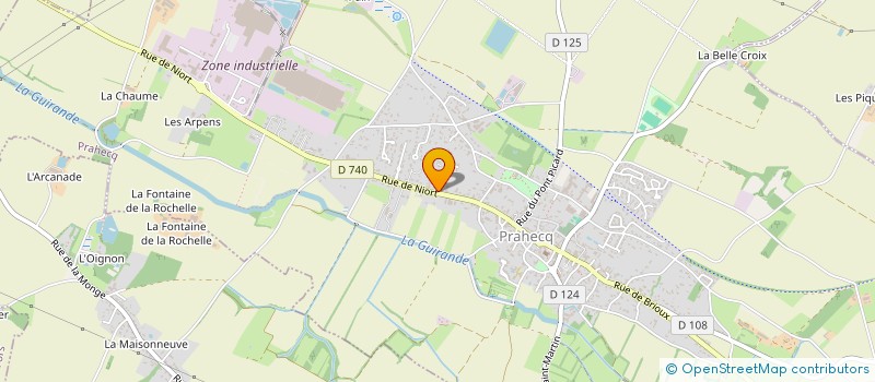 localisation de l'entreprise MONSIEUR MICKAEL VANROMPAEY  PRAHECQ